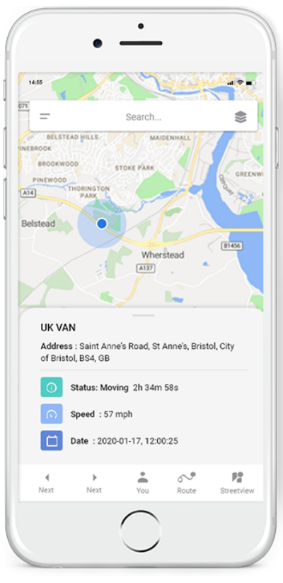 Mobilné GPS lokalizovanie Monitoring vozidiel
