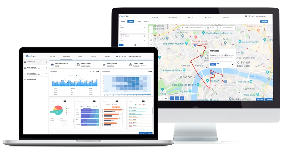 Monitoring vozidiel GPS do auta
